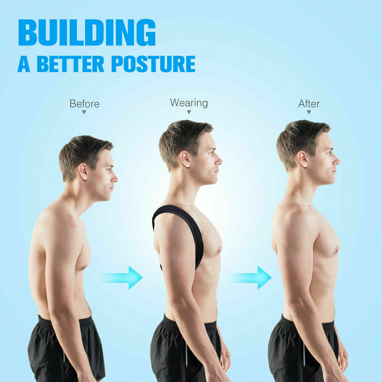 Posture Corrector Men Women Upper Back Pain