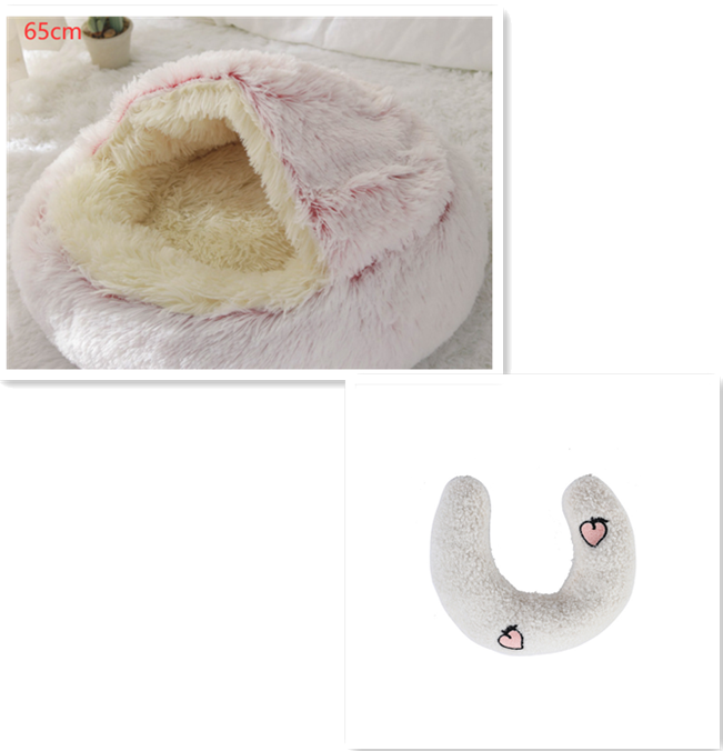 Soft Long Plush Pets Bed