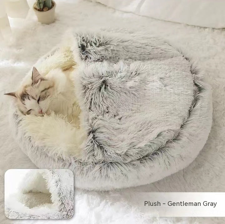 Soft Long Plush Pets Bed