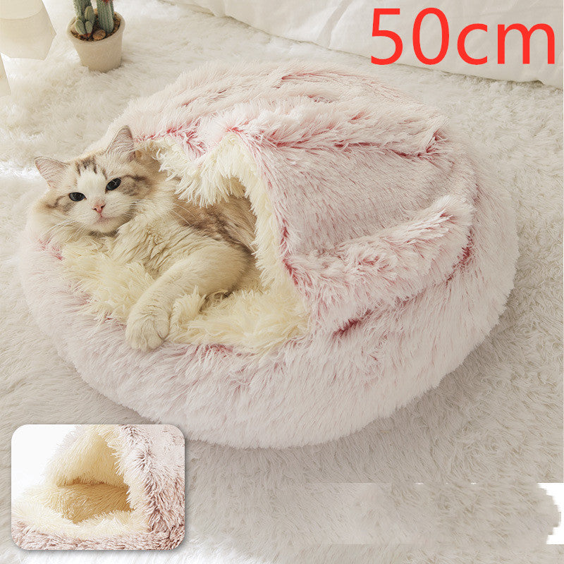 Soft Long Plush Pets Bed