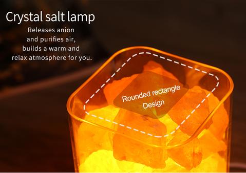 USB Crystal Light Himalayan Salt LED Lamp