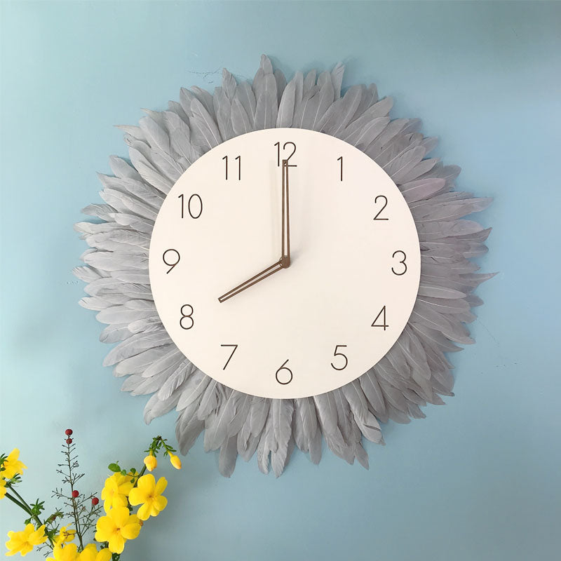 Creative Wall Clock Woven Tapestry Clock Clock