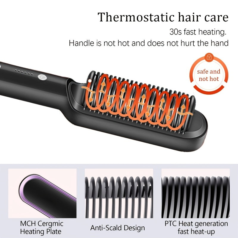 Electric Hair Brush 2-in-1