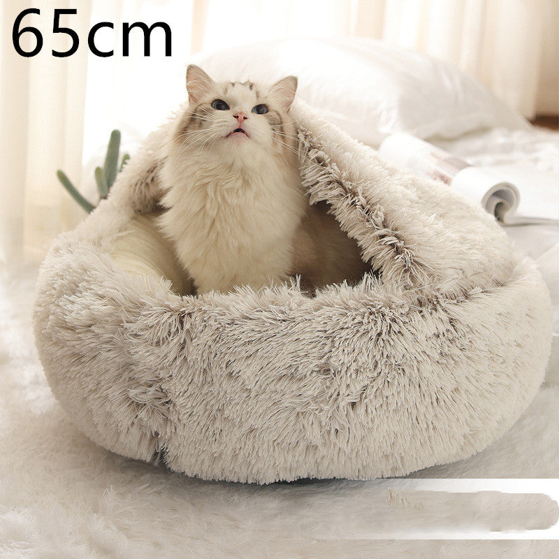 Soft Long Plush Pets Bed