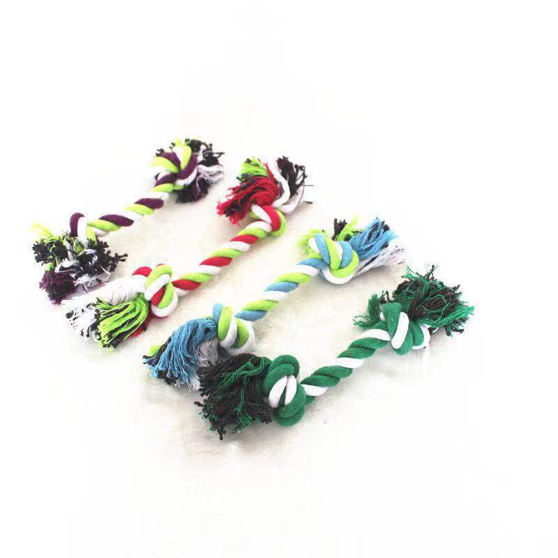 Double knot cotton rope knot dog toy