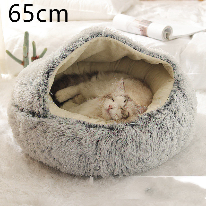 Soft Long Plush Pets Bed