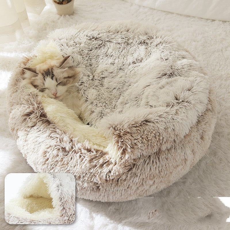 Soft Long Plush Pets Bed