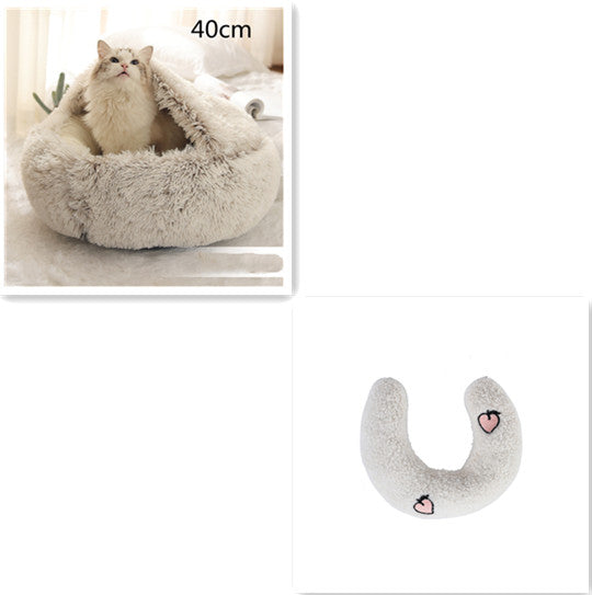 Soft Long Plush Pets Bed