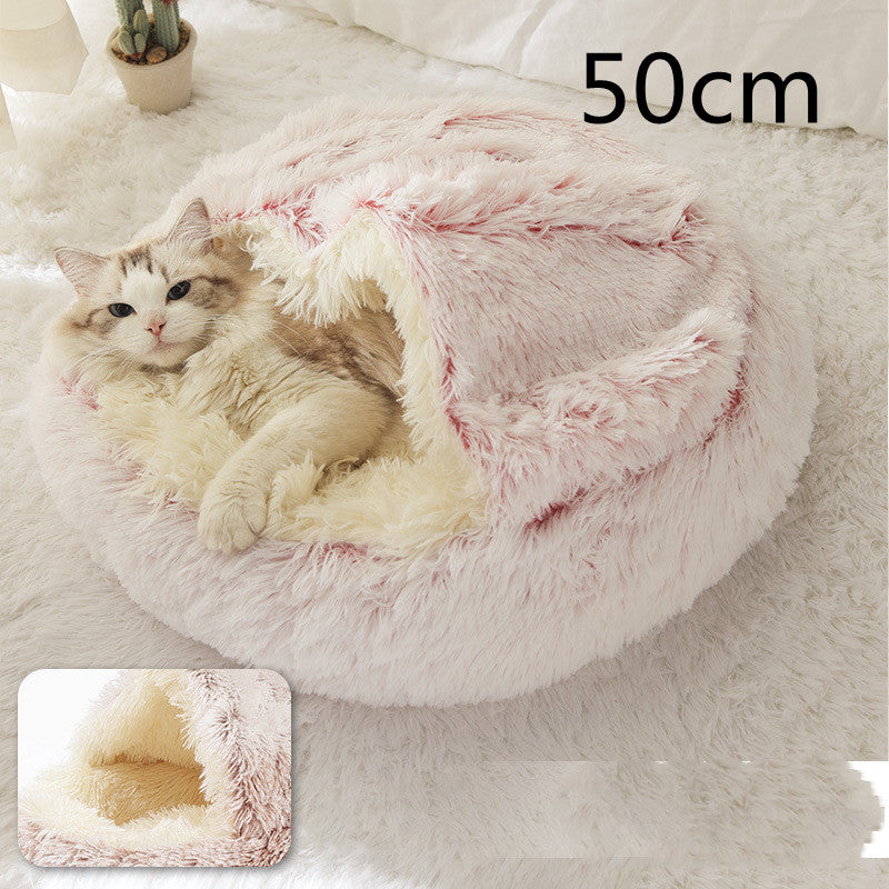 Soft Long Plush Pets Bed