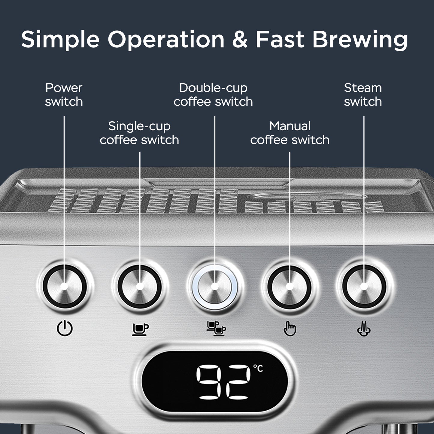 Geek Chef Espresso Machine