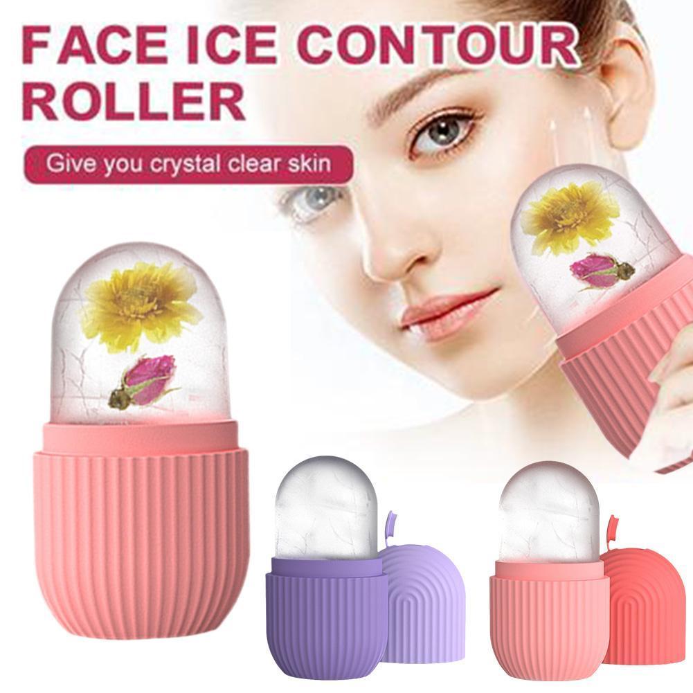 Silicone Ice Cube Tray Mold Massager Roller Ball