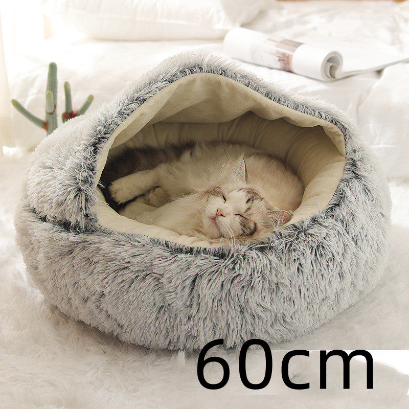 Soft Long Plush Pets Bed