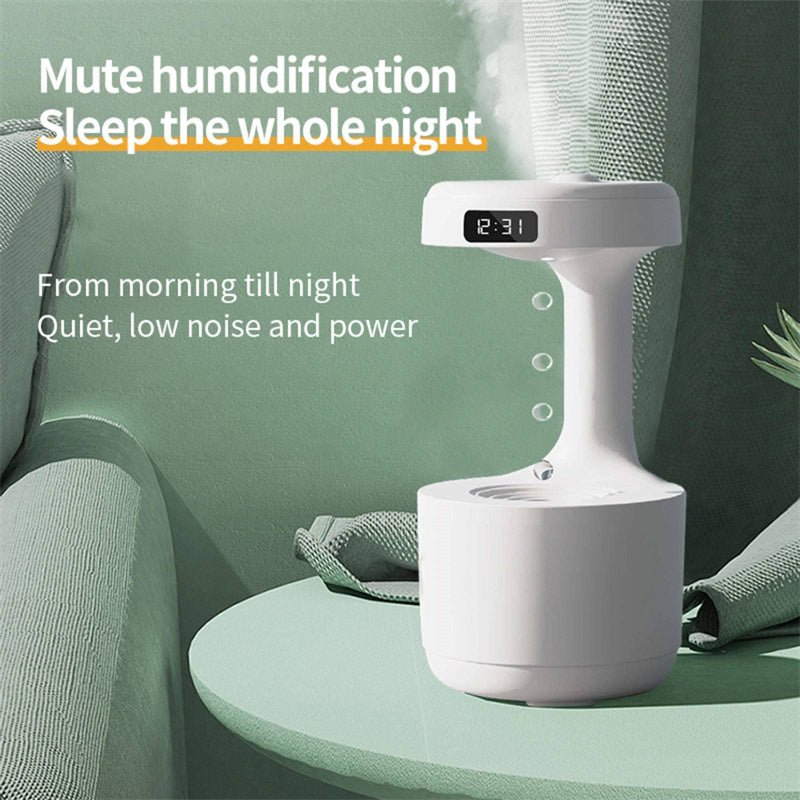 Bedroom Anti-Gravity Humidifier With Clock