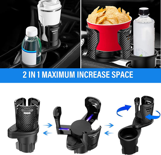 Car Drinking Bottle Holder 360 Degrees Rotatable