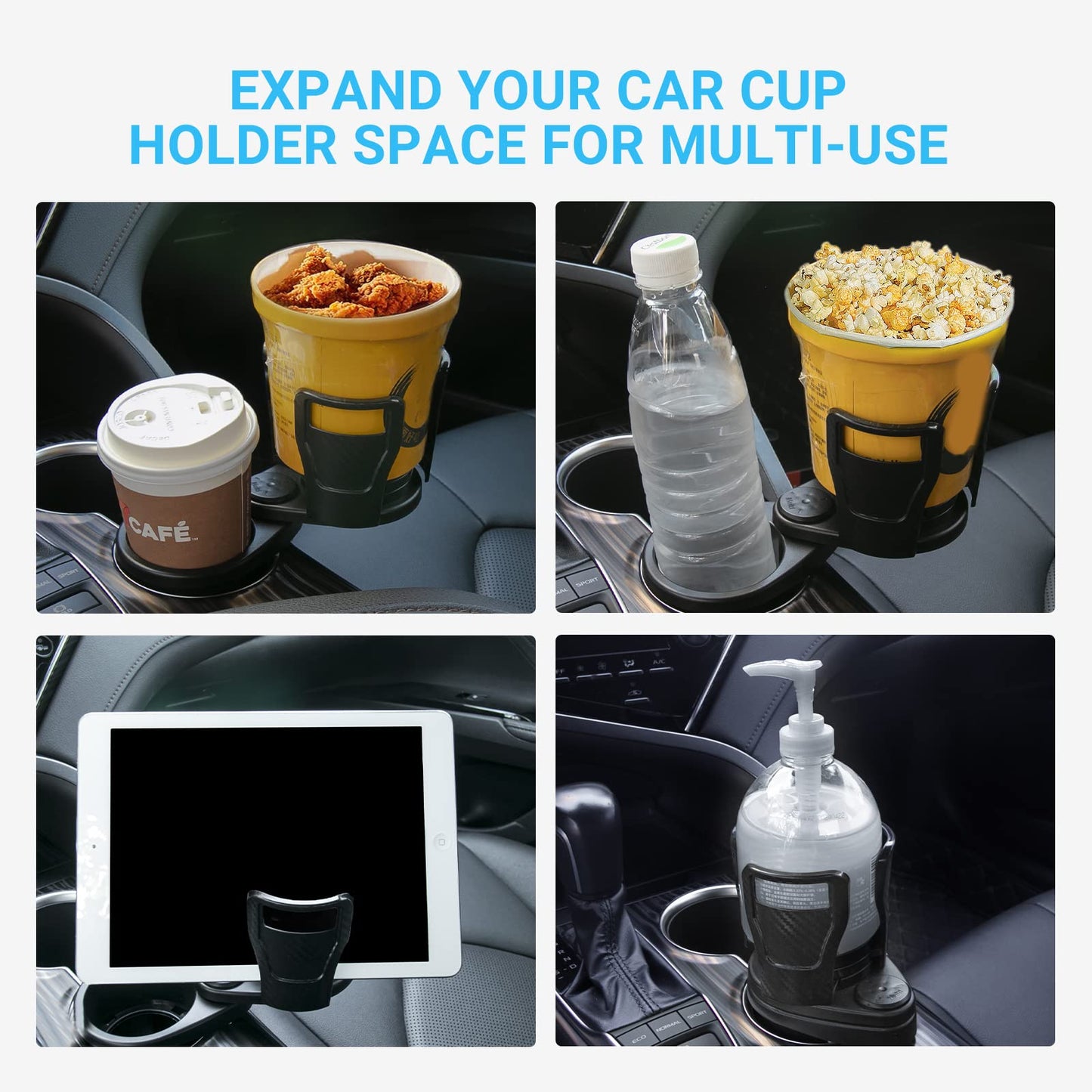 Car Drinking Bottle Holder 360 Degrees Rotatable