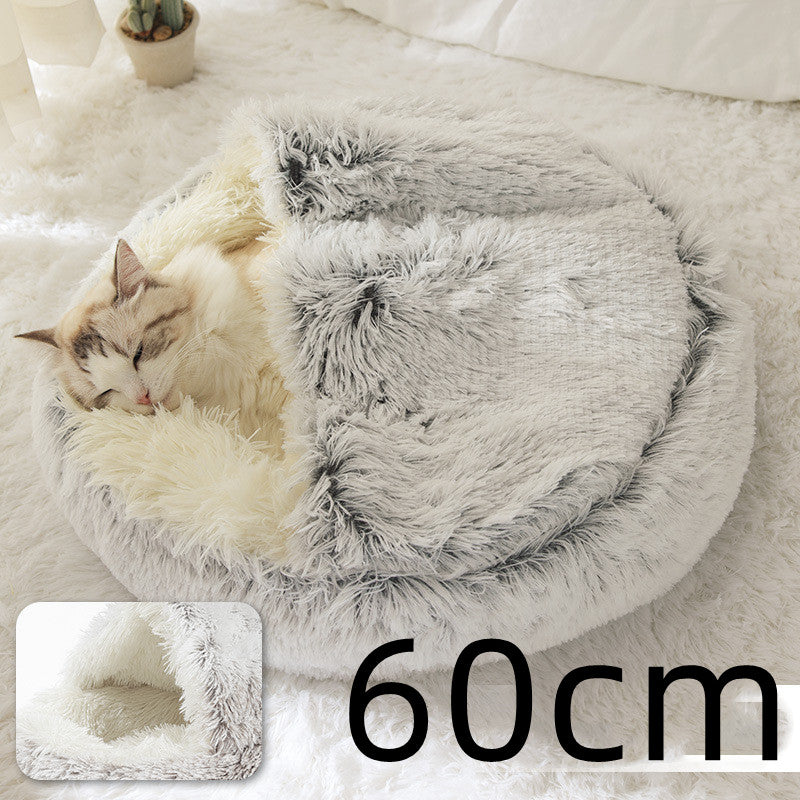 Soft Long Plush Pets Bed