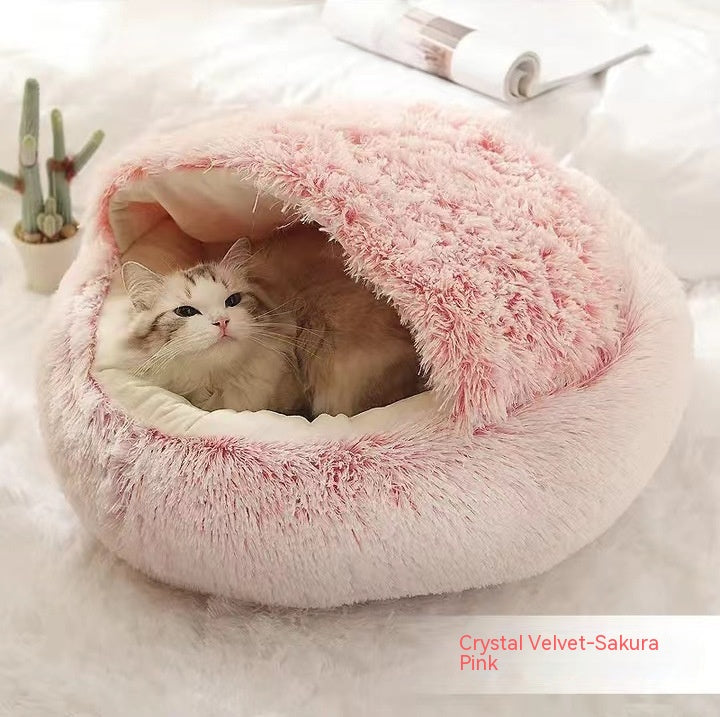 Soft Long Plush Pets Bed