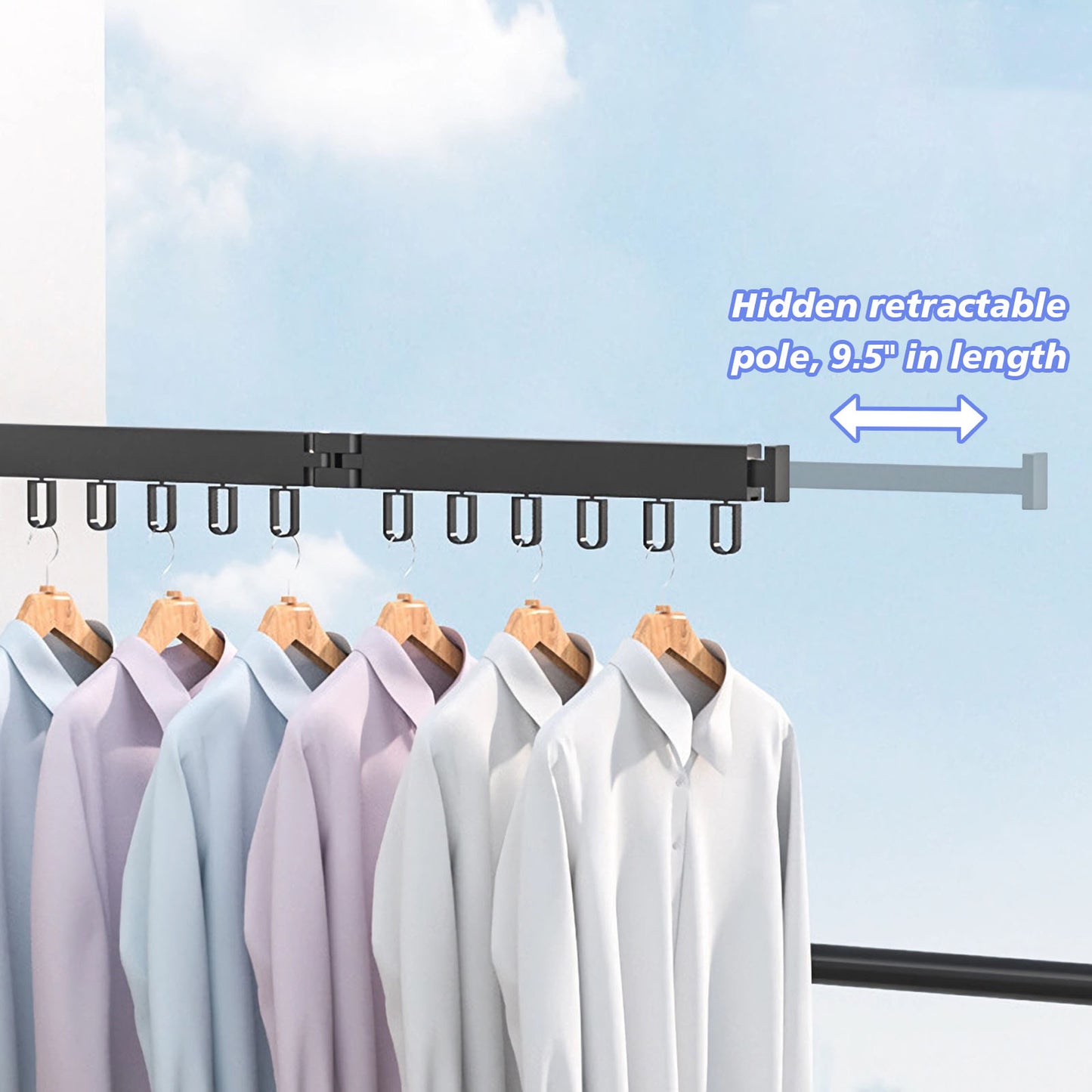 Collapsible Clothes Hanging Rack