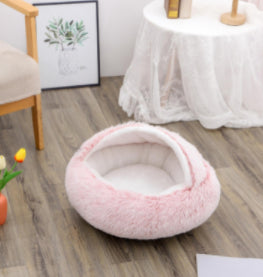 Soft Long Plush Pets Bed