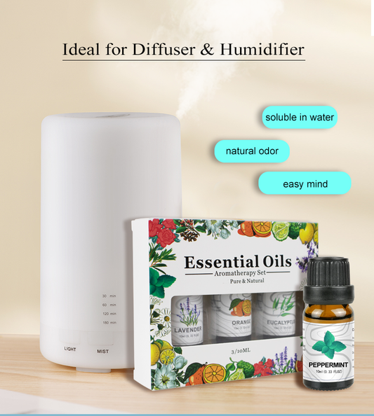 Aromatherapy Essential Oils Gift Set For Humidifiers Oil Diffuser Mist