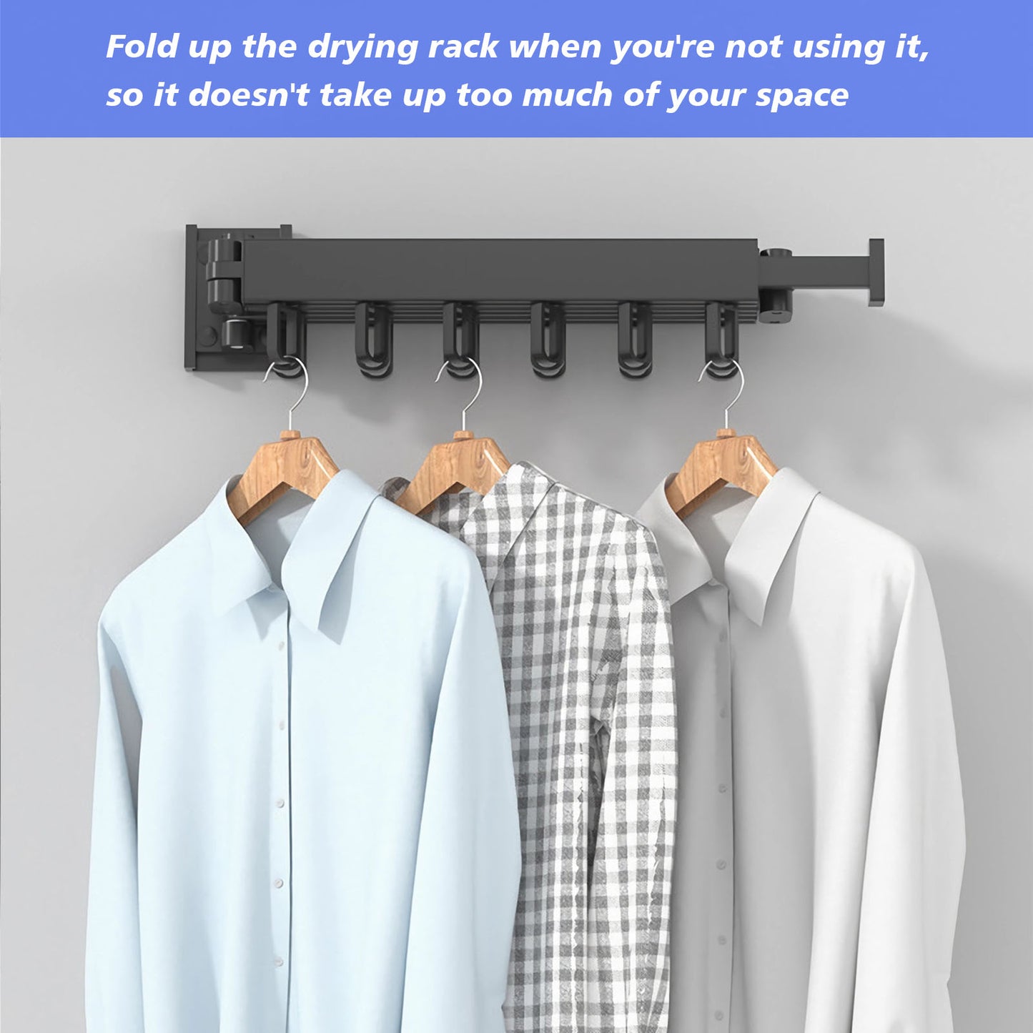 Collapsible Clothes Hanging Rack